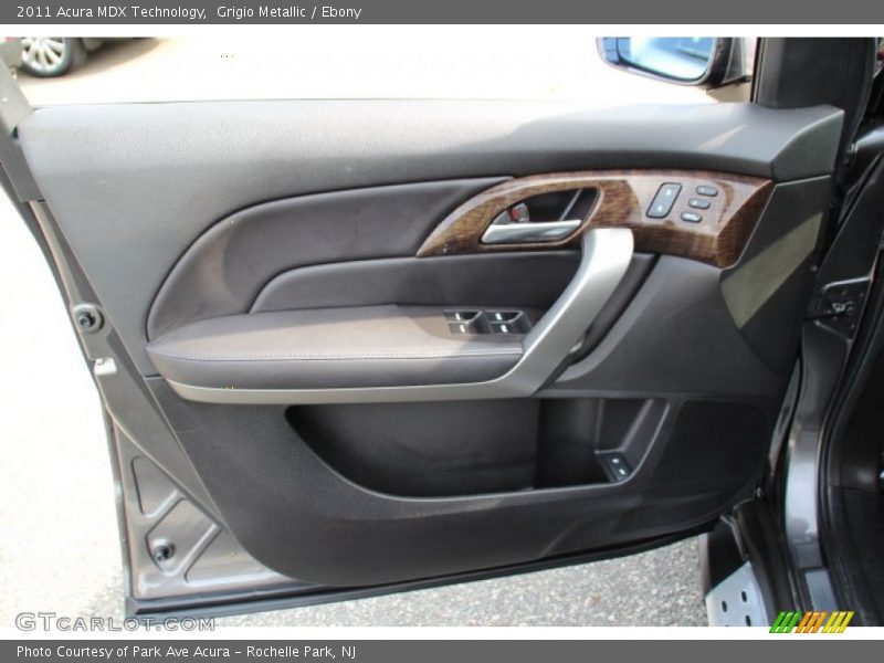 Grigio Metallic / Ebony 2011 Acura MDX Technology