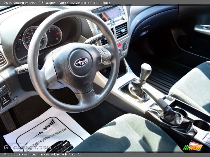 Dark Gray Metallic / Carbon Black 2010 Subaru Impreza 2.5i Wagon