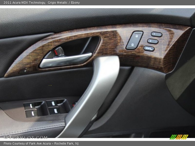Grigio Metallic / Ebony 2011 Acura MDX Technology