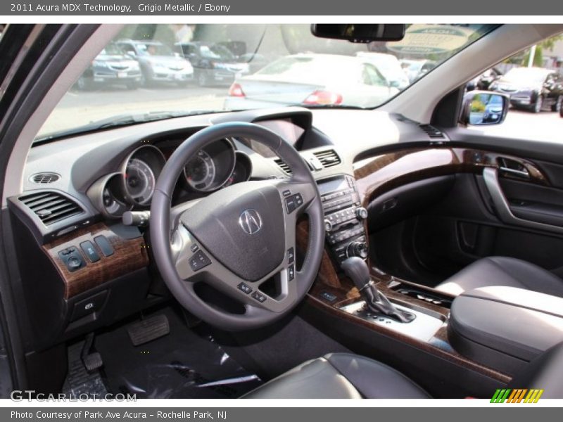 Grigio Metallic / Ebony 2011 Acura MDX Technology