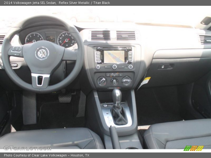 Reflex Silver Metallic / Titan Black 2014 Volkswagen Jetta SEL Sedan