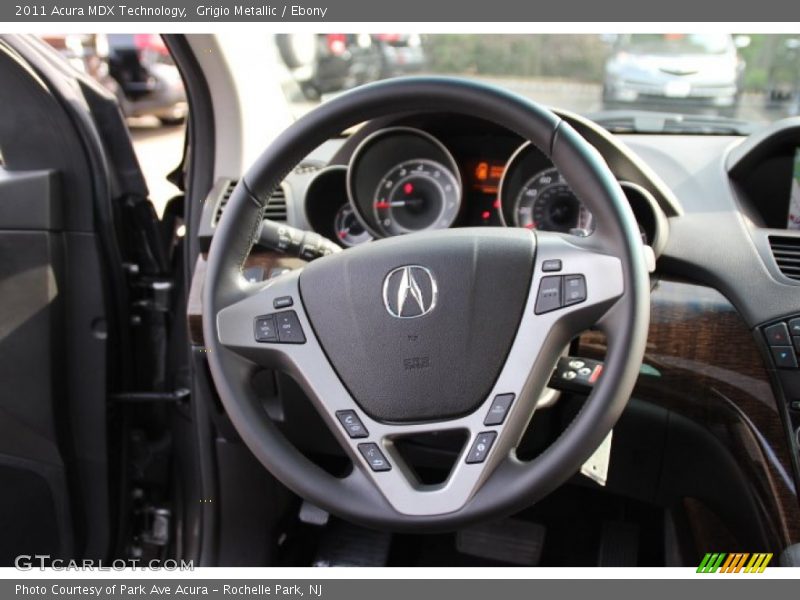 Grigio Metallic / Ebony 2011 Acura MDX Technology