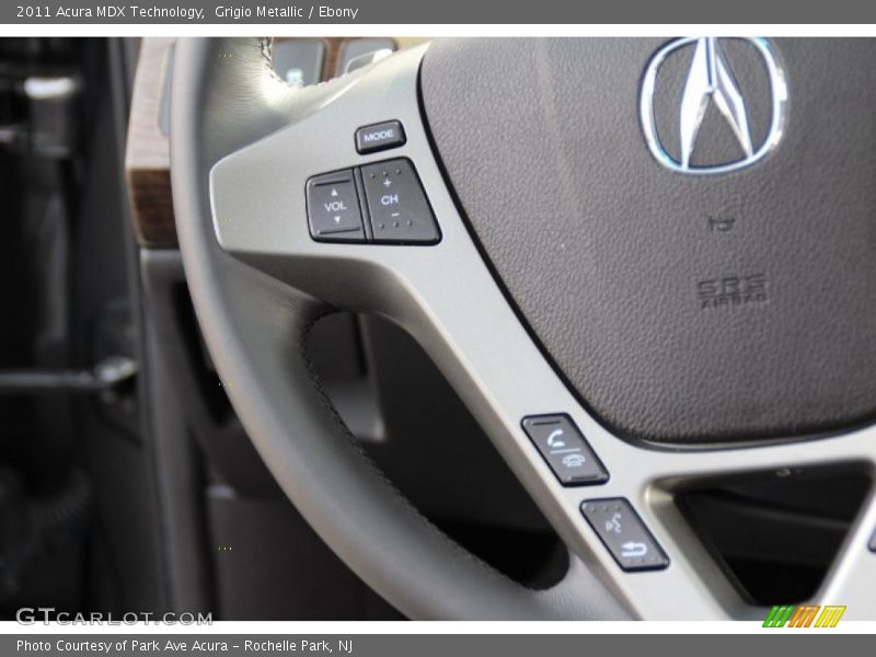 Grigio Metallic / Ebony 2011 Acura MDX Technology