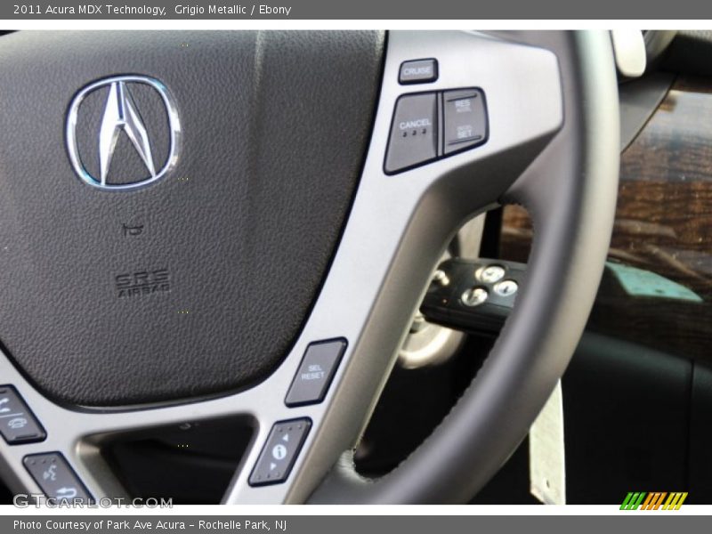 Grigio Metallic / Ebony 2011 Acura MDX Technology