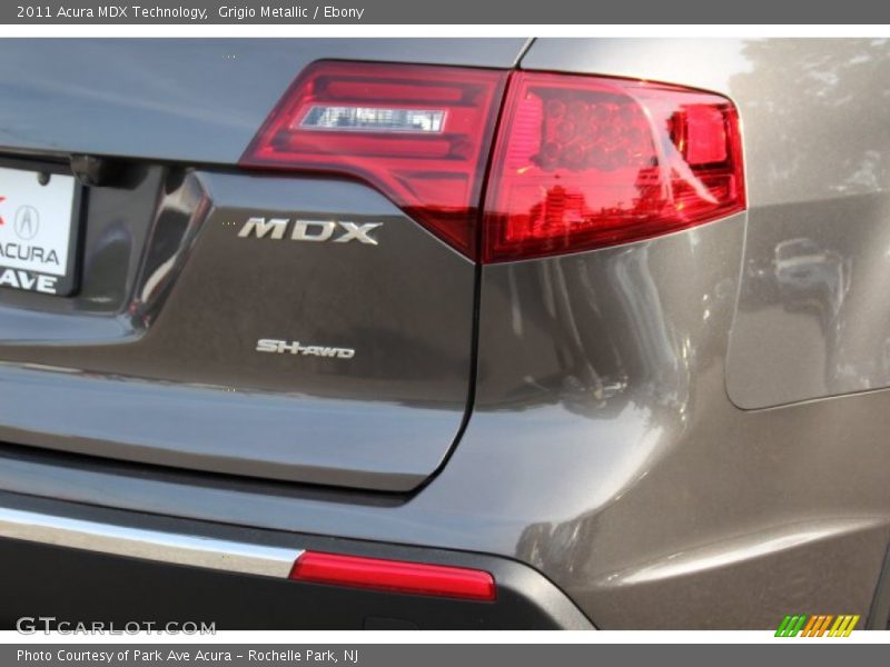 Grigio Metallic / Ebony 2011 Acura MDX Technology