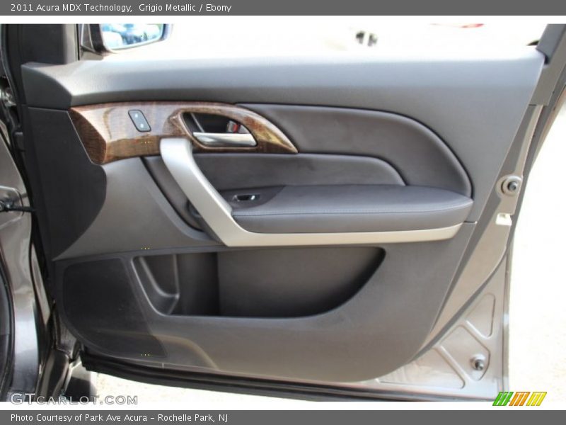 Grigio Metallic / Ebony 2011 Acura MDX Technology