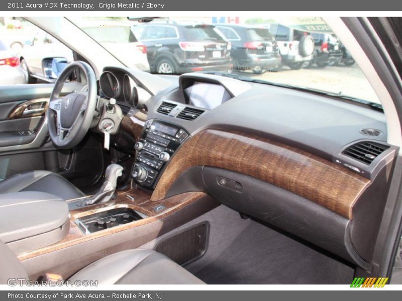 Grigio Metallic / Ebony 2011 Acura MDX Technology