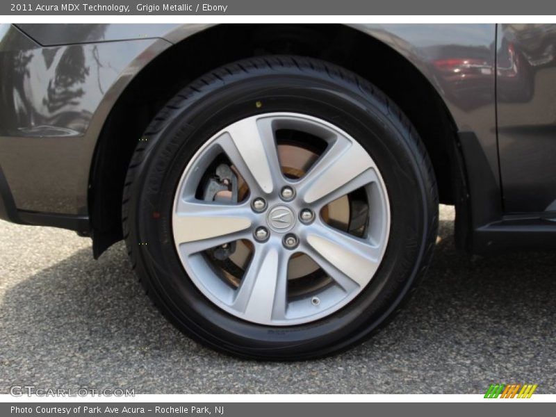 Grigio Metallic / Ebony 2011 Acura MDX Technology