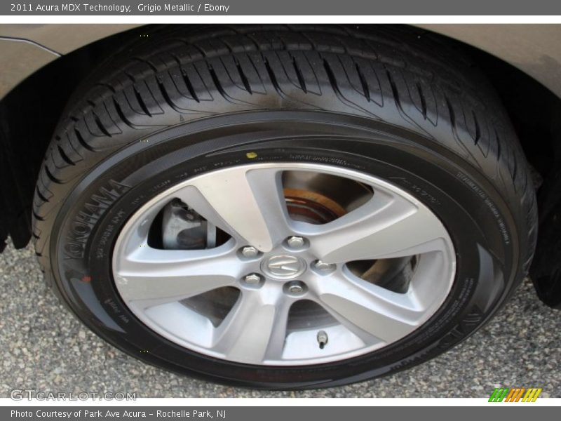 Grigio Metallic / Ebony 2011 Acura MDX Technology