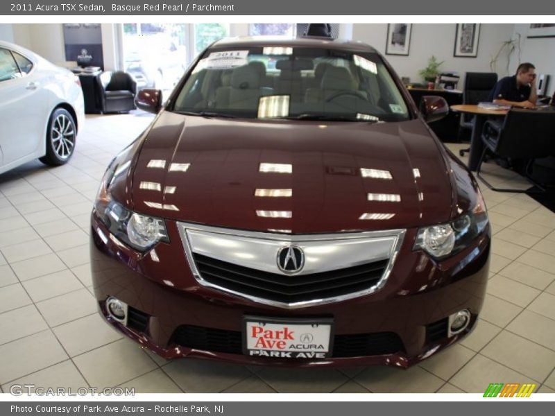 Basque Red Pearl / Parchment 2011 Acura TSX Sedan