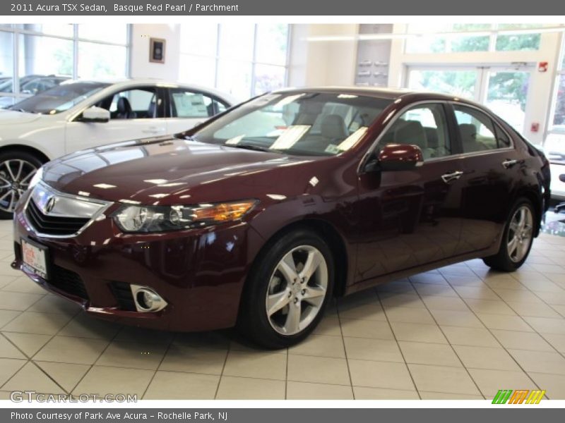 Basque Red Pearl / Parchment 2011 Acura TSX Sedan