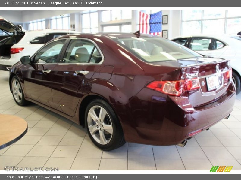 Basque Red Pearl / Parchment 2011 Acura TSX Sedan