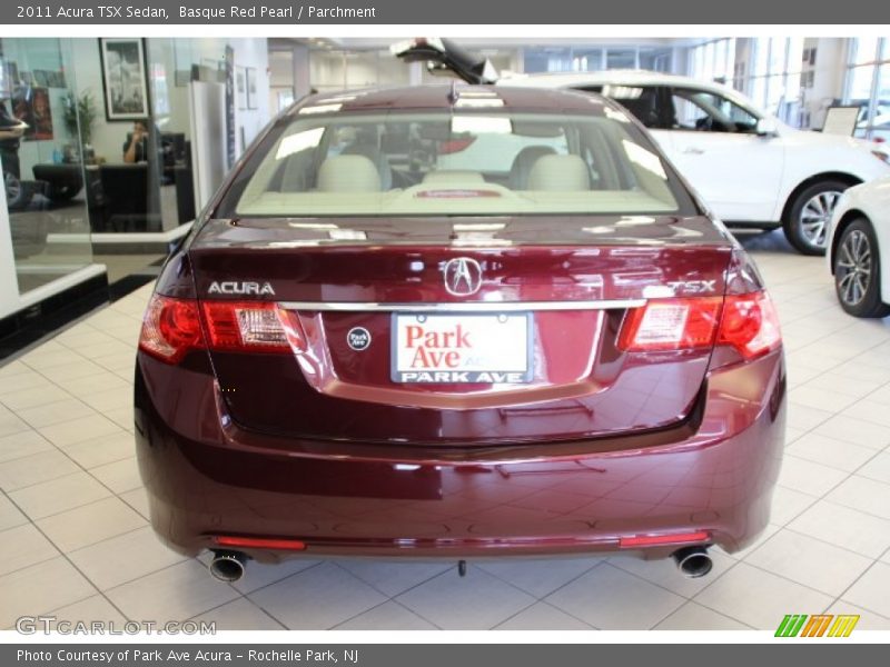 Basque Red Pearl / Parchment 2011 Acura TSX Sedan