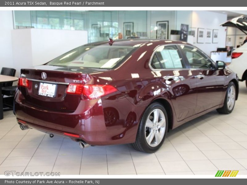 Basque Red Pearl / Parchment 2011 Acura TSX Sedan