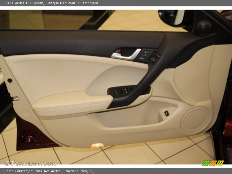 Basque Red Pearl / Parchment 2011 Acura TSX Sedan