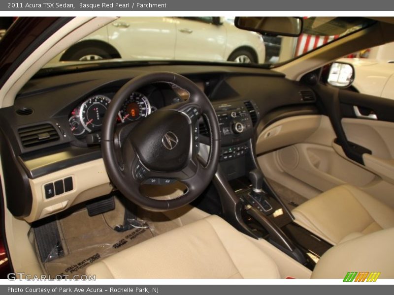 Basque Red Pearl / Parchment 2011 Acura TSX Sedan