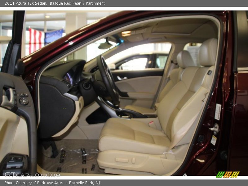 Basque Red Pearl / Parchment 2011 Acura TSX Sedan