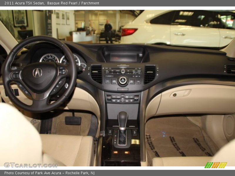 Basque Red Pearl / Parchment 2011 Acura TSX Sedan