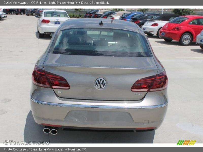 Light Brown Metallic / Desert Beige/Black 2014 Volkswagen CC R-Line