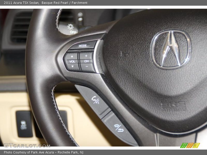 Basque Red Pearl / Parchment 2011 Acura TSX Sedan