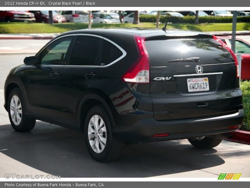 Crystal Black Pearl / Black 2012 Honda CR-V EX