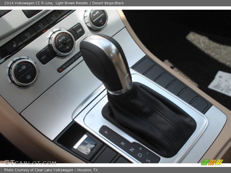Light Brown Metallic / Desert Beige/Black 2014 Volkswagen CC R-Line