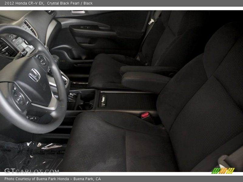Crystal Black Pearl / Black 2012 Honda CR-V EX