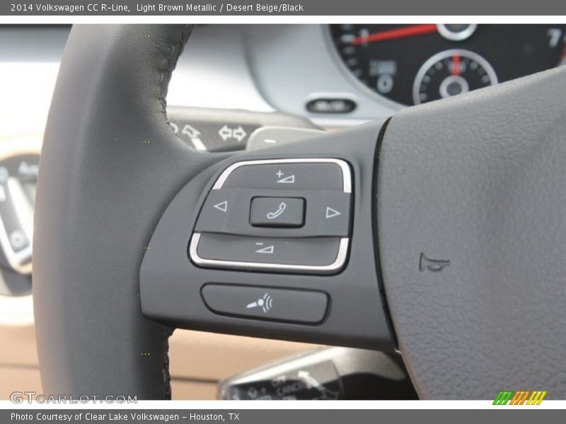 Light Brown Metallic / Desert Beige/Black 2014 Volkswagen CC R-Line