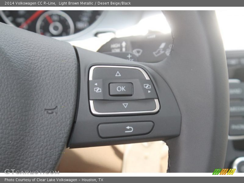 Light Brown Metallic / Desert Beige/Black 2014 Volkswagen CC R-Line