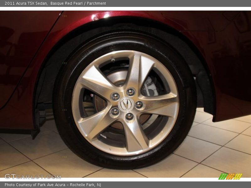 Basque Red Pearl / Parchment 2011 Acura TSX Sedan