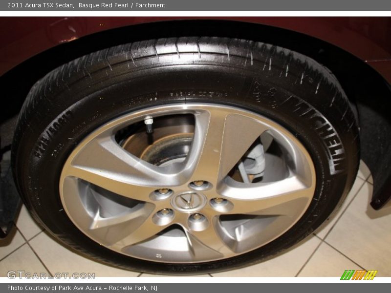 Basque Red Pearl / Parchment 2011 Acura TSX Sedan