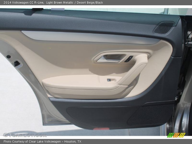 Light Brown Metallic / Desert Beige/Black 2014 Volkswagen CC R-Line