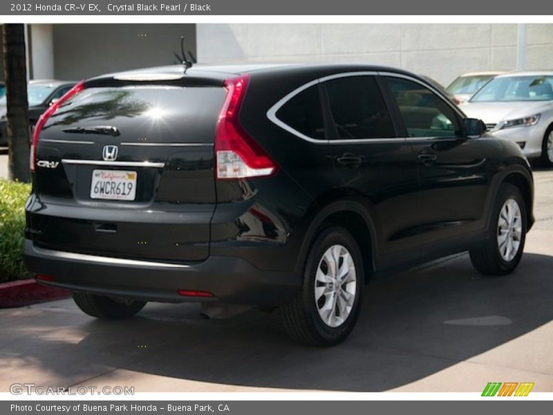 Crystal Black Pearl / Black 2012 Honda CR-V EX