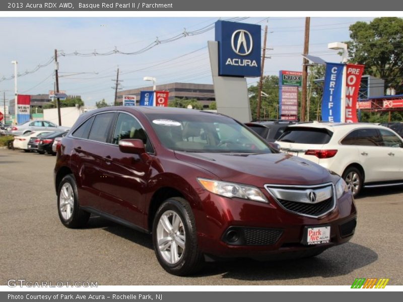 Basque Red Pearl II / Parchment 2013 Acura RDX AWD
