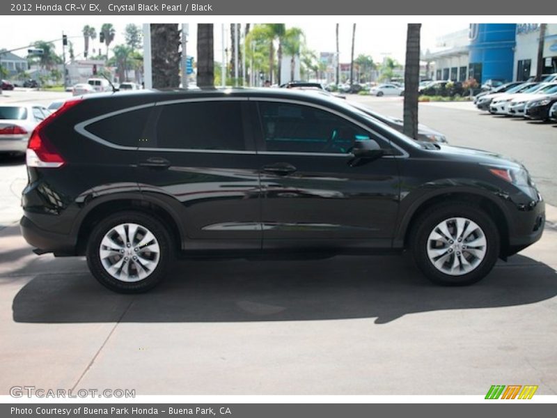 Crystal Black Pearl / Black 2012 Honda CR-V EX