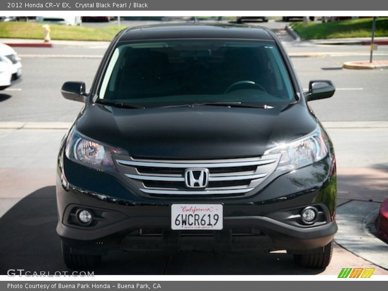 Crystal Black Pearl / Black 2012 Honda CR-V EX