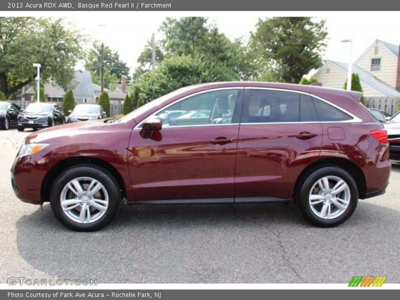 Basque Red Pearl II / Parchment 2013 Acura RDX AWD