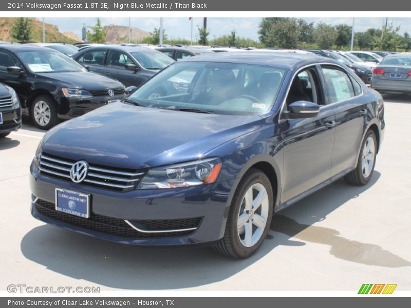 Night Blue Metallic / Titan Black 2014 Volkswagen Passat 1.8T SE