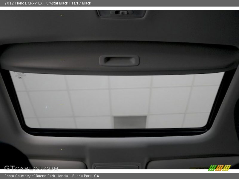 Crystal Black Pearl / Black 2012 Honda CR-V EX