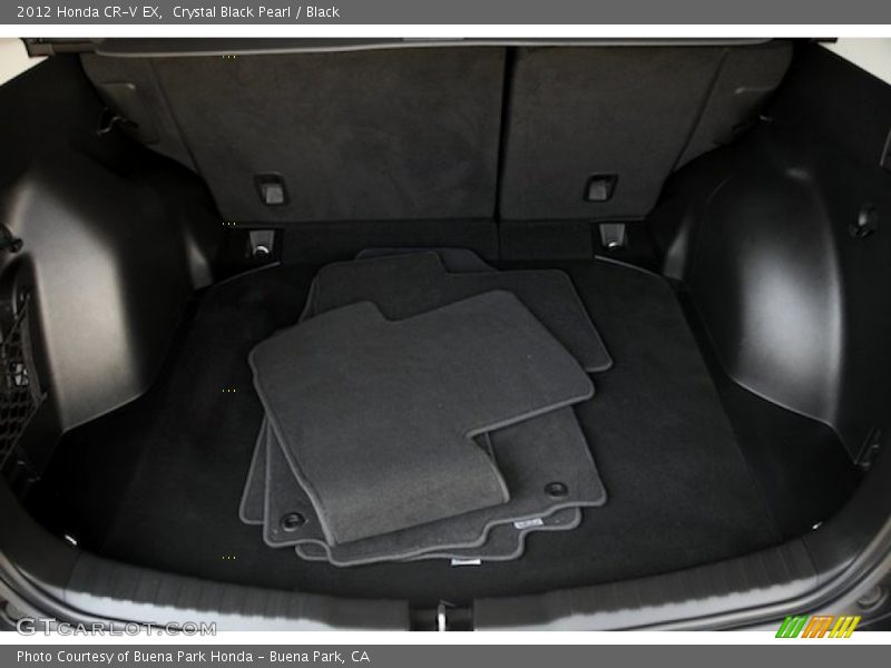Crystal Black Pearl / Black 2012 Honda CR-V EX