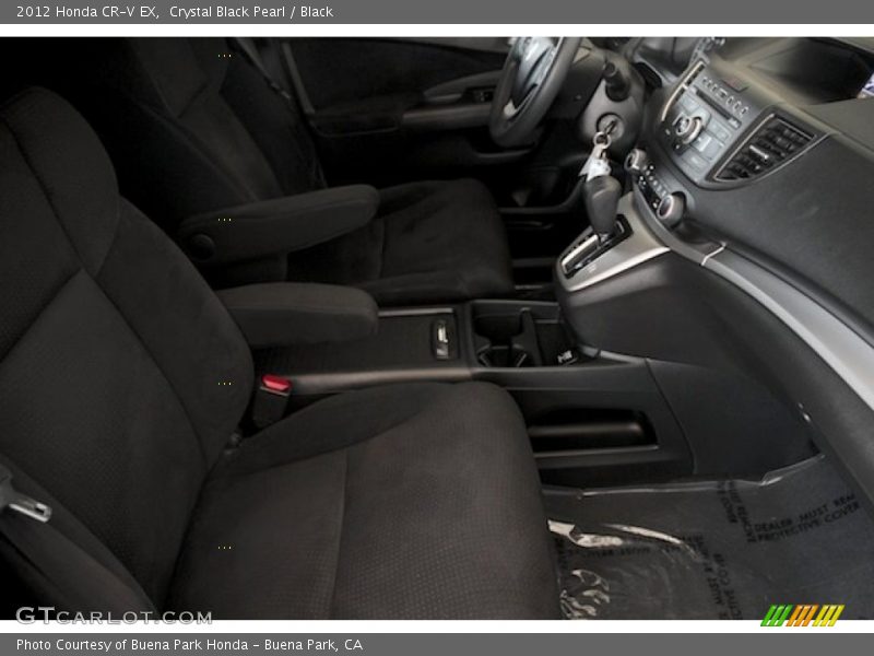 Crystal Black Pearl / Black 2012 Honda CR-V EX