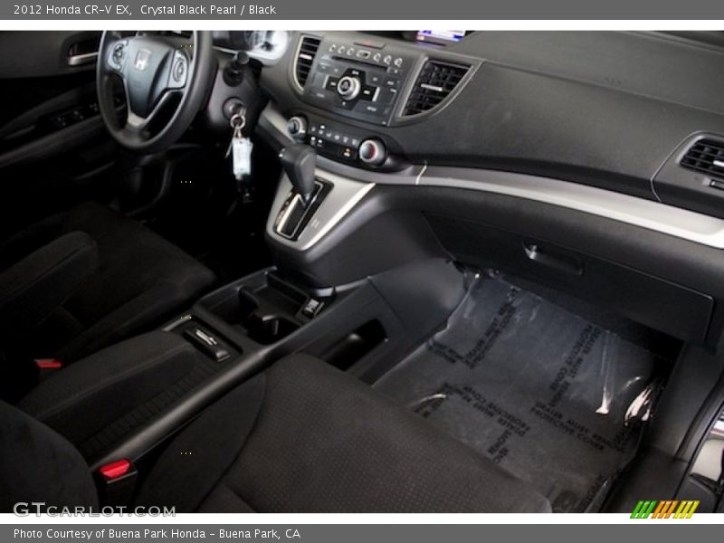 Crystal Black Pearl / Black 2012 Honda CR-V EX