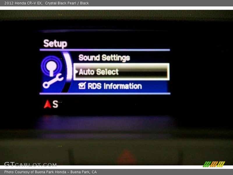 Crystal Black Pearl / Black 2012 Honda CR-V EX
