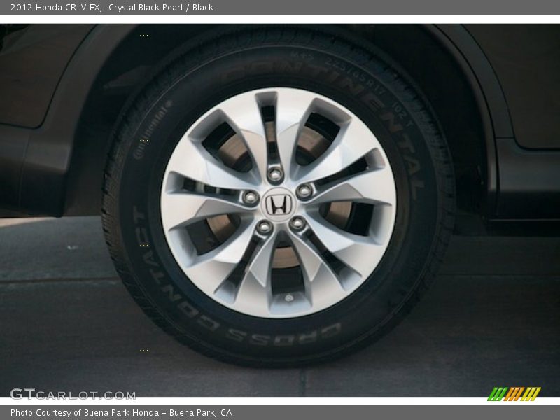 Crystal Black Pearl / Black 2012 Honda CR-V EX