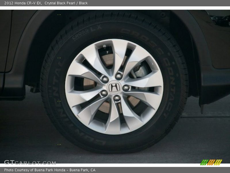 Crystal Black Pearl / Black 2012 Honda CR-V EX