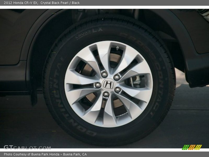 Crystal Black Pearl / Black 2012 Honda CR-V EX