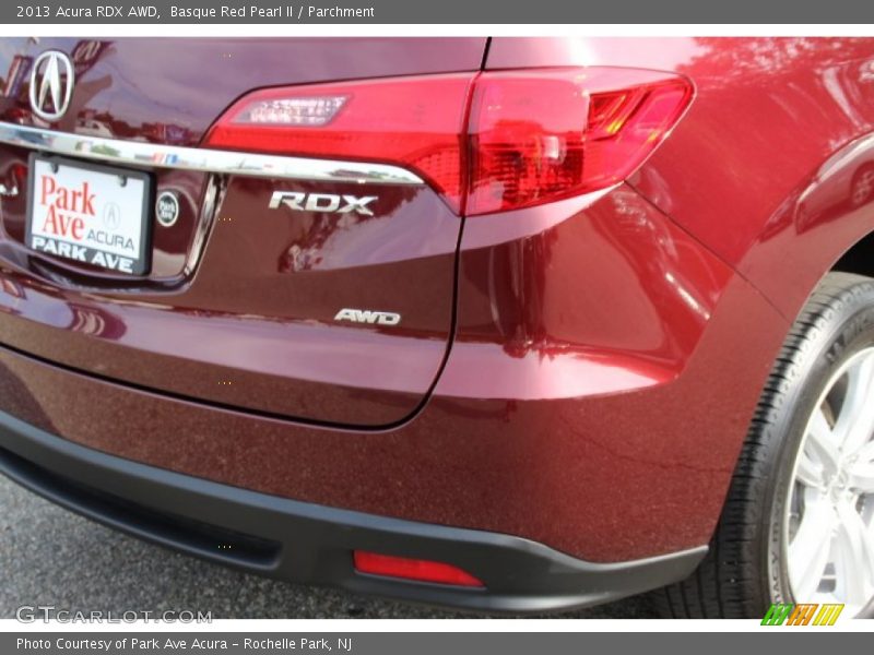Basque Red Pearl II / Parchment 2013 Acura RDX AWD