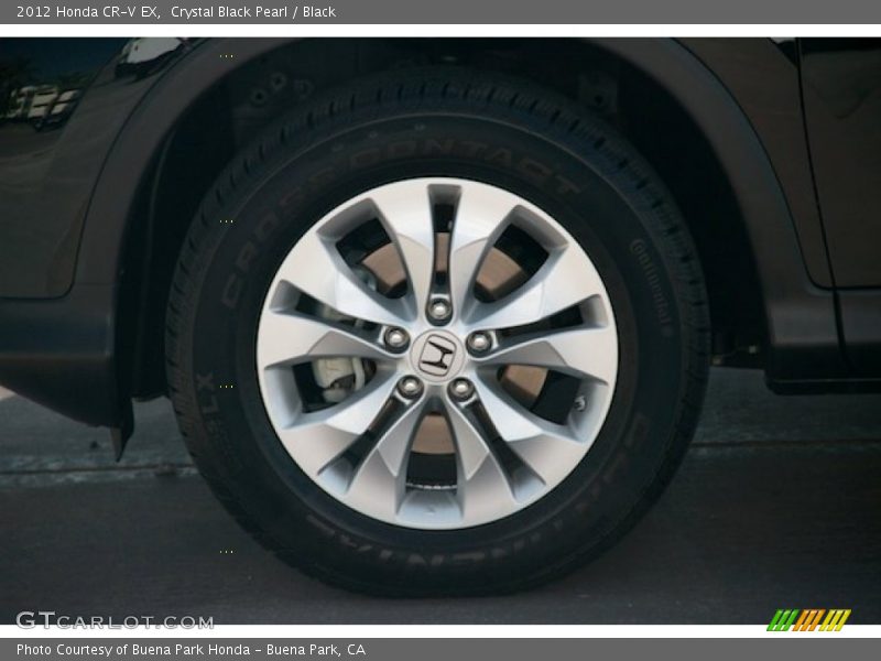 Crystal Black Pearl / Black 2012 Honda CR-V EX