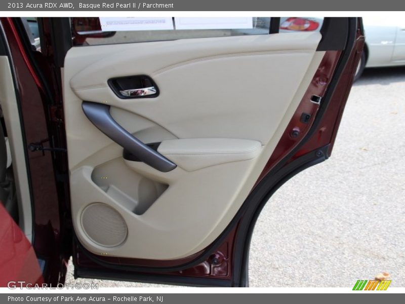 Basque Red Pearl II / Parchment 2013 Acura RDX AWD