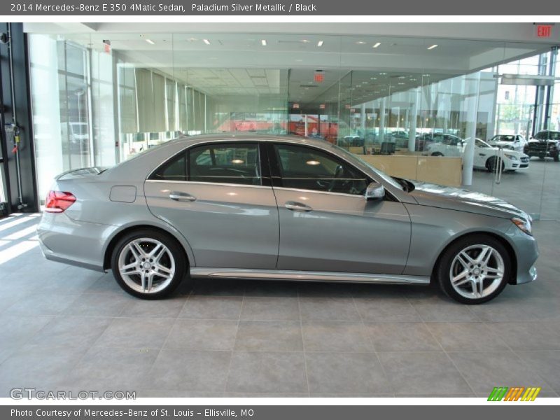 Paladium Silver Metallic / Black 2014 Mercedes-Benz E 350 4Matic Sedan